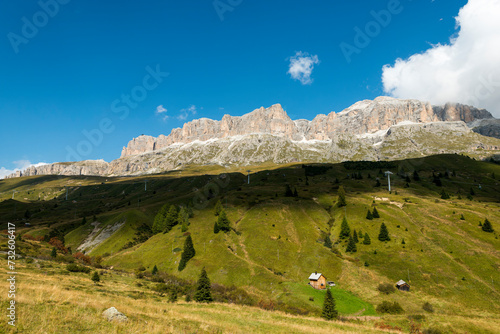 Auf dem Passo di Falzarego zwischen Cortina d’Ampezzo und Malga Castello	 photo