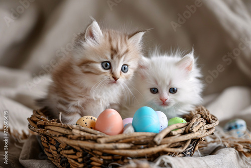 Happy Easter Kitten   Cat © Annika