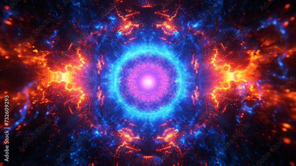 Fantastic image of thermonuclear synthesis Fantastic image of thermonuclear synthesis