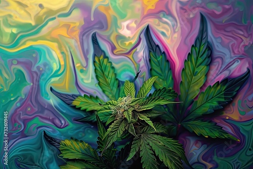 Cannabis effect texture