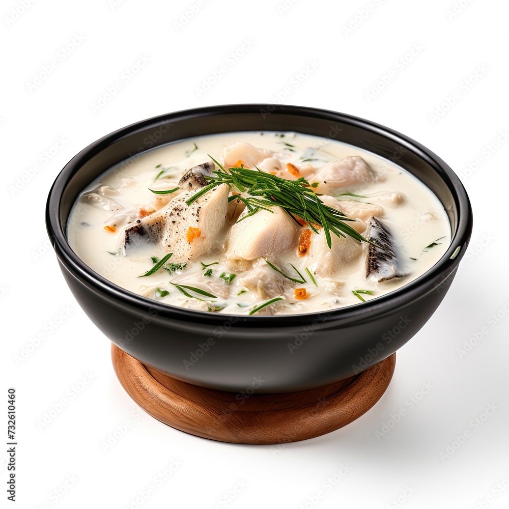Fish soup closeup Fish soup closeup