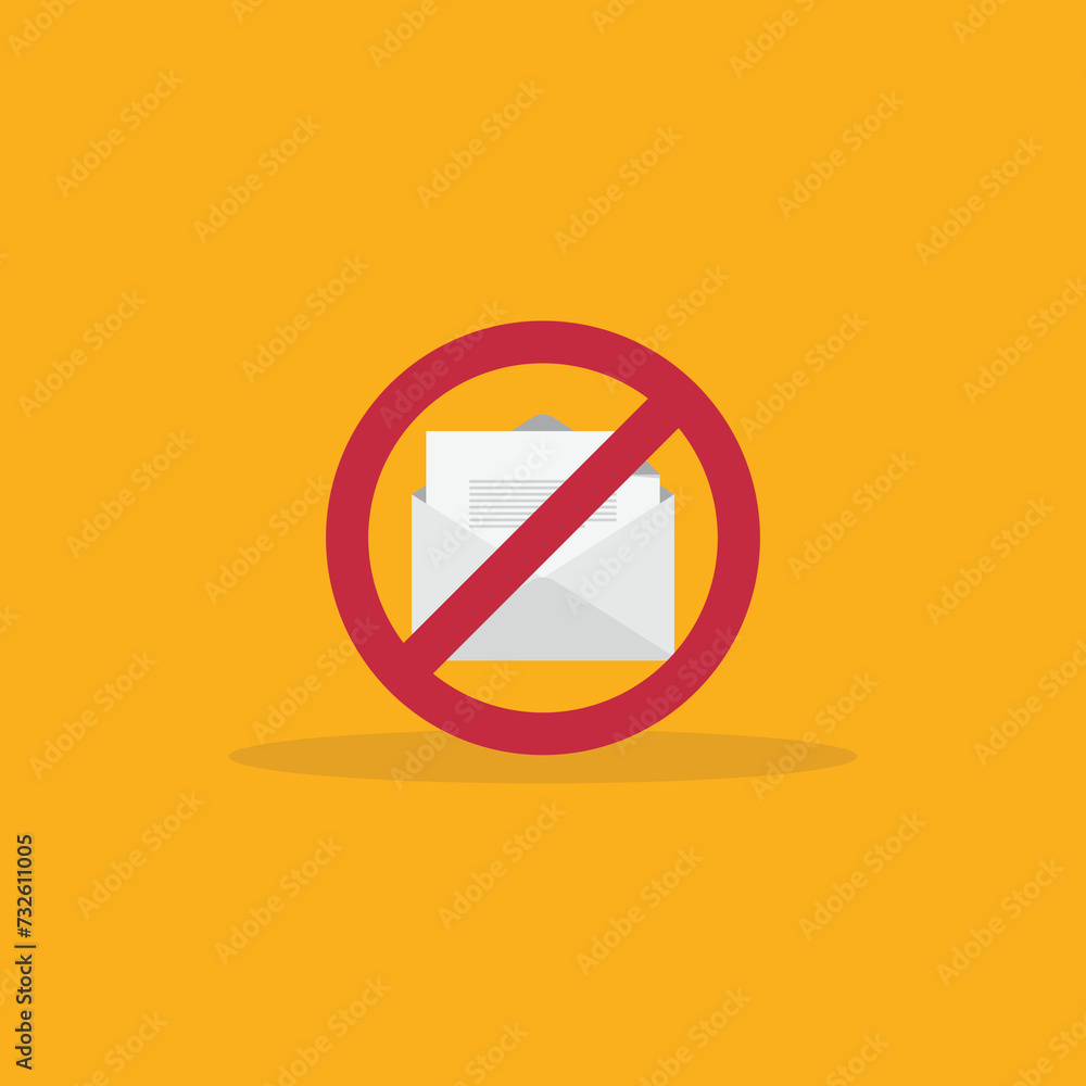 Spamming mailbox icon. Email hacking and spam warning symbol. EPS10 Vector Illustration. Spamming mailbox icon. Email hacking and spam warning symbol. EPS10 Vector Illustration.