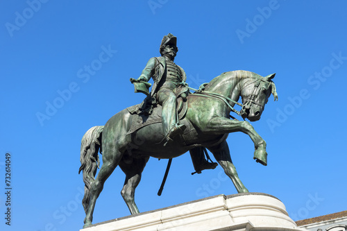Dom Pedro IV equestrian statue, Porto, Portugal