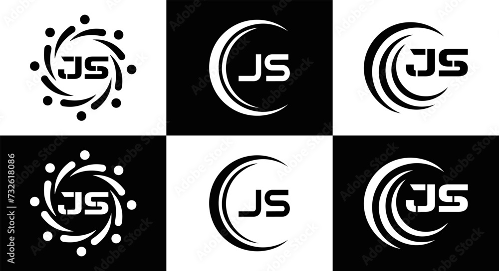 JS logo. JS set , J S design. White JS letter. JS, J S letter logo design. Initial letter JS letter logo set, linked circle uppercase monogram logo. J S letter logo vector design.
JS logo. JS set , J S design. White JS letter. JS, J S letter logo design. Initial letter JS letter logo set, linked circle uppercase monogram logo. J S letter logo vector design.