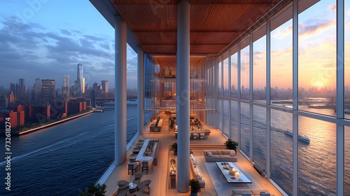 penthouse living room