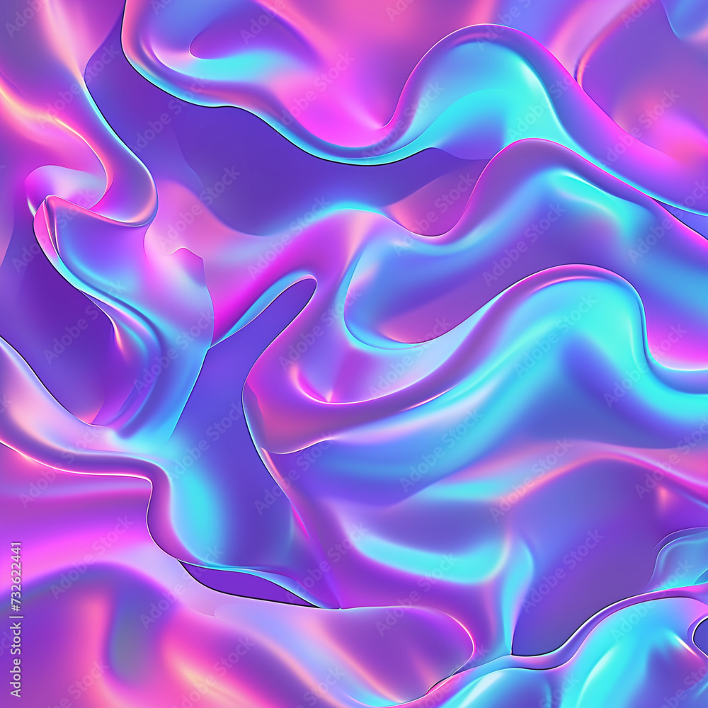 An abstract pattern created in bright and rich shades of purple, pink and blue, the colors flow into each other creating wavy and flowing shapes. Wallpaper, background An abstract pattern created in bright and rich shades of purple, pink and blue, the colors flow into each other creating wavy and flowing shapes. Wallpaper, background
