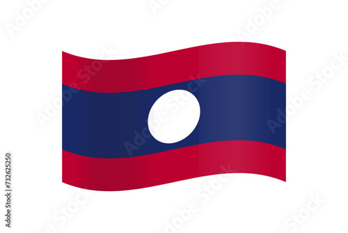 vector version of the Laos national flag