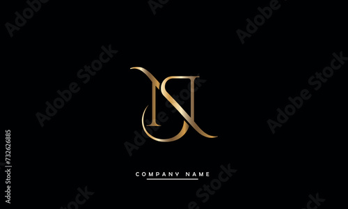 NS, SN, N, S Abstract Letters Logo Monogram