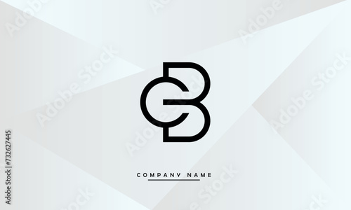CB, BC, C, B Abstract Letters Logo Monogram