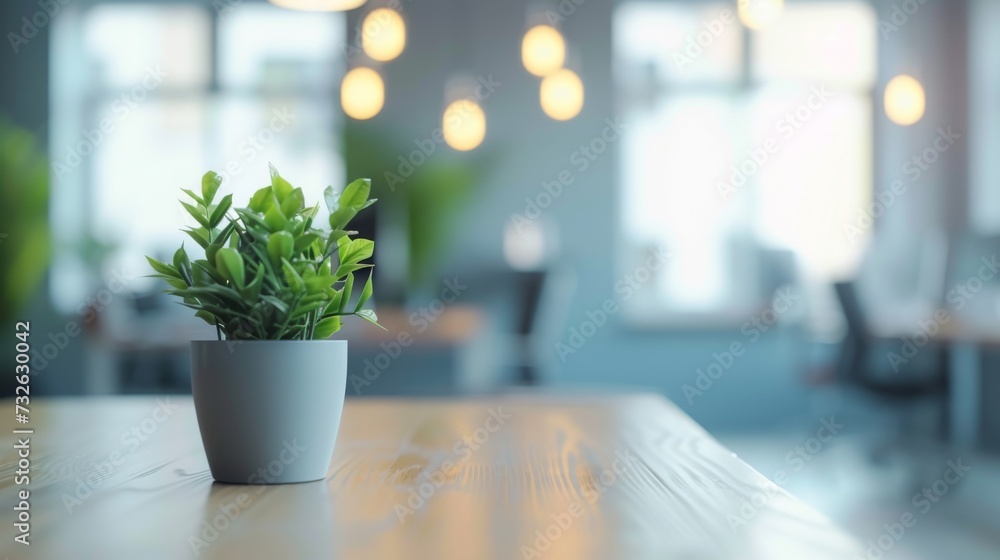 Blurred background of a light modern office Blurred background of a light modern office