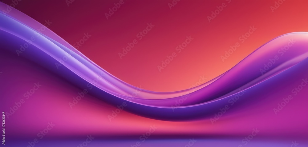 Obraz premium Flow color gradient flow of red and orange. Volumetric gradient shapes.