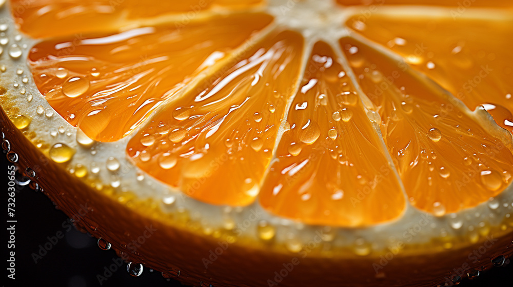 close up of orange close up of orange