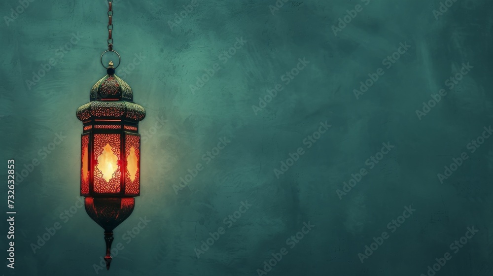Minimalist Islamic Ramadan lantern background Minimalist Islamic Ramadan lantern background