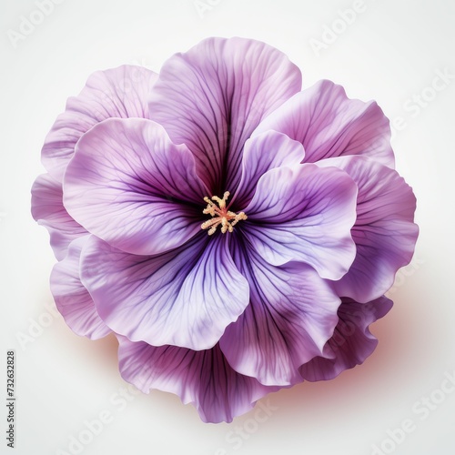 Purple Flower on White Background © fysaladobe
