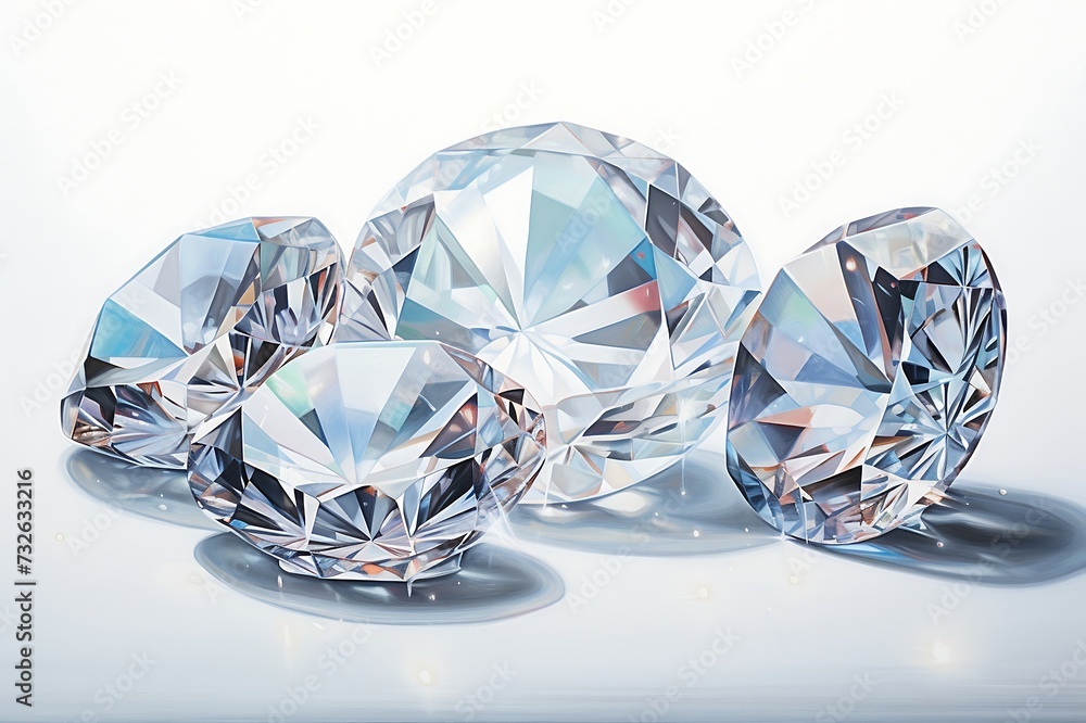 Diamond on the surface of the water. Diamond on the surface of the water.