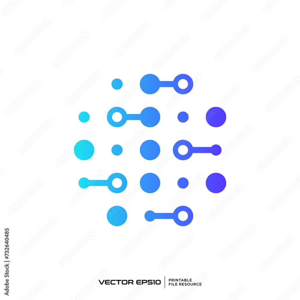 Connection technology logo vector illustration Connection technology logo vector illustration