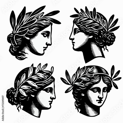 Woman head from roman era