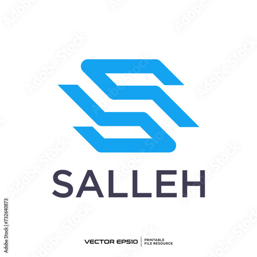 Letter S logo vector illustration