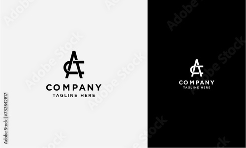 AC or CA initial logo concept monogram,logo template designed to make your logo process easy and approachable. All colors and text can be modified