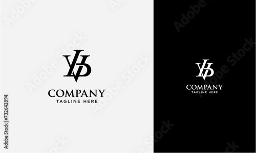 VB or BV initial logo concept monogram,logo template designed to make your logo process easy and approachable. All colors and text can be modified