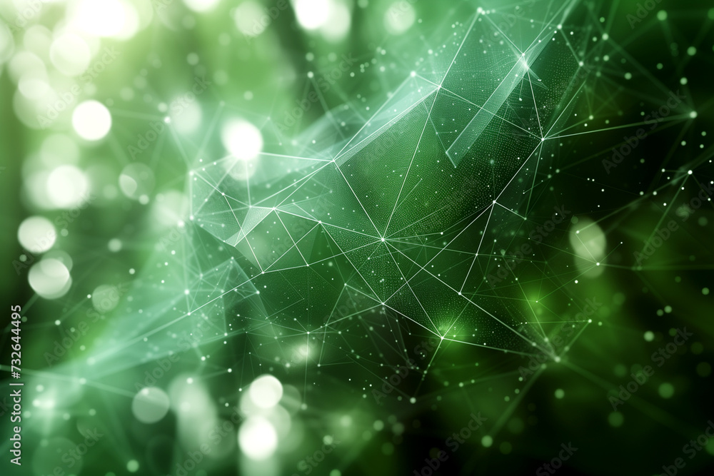 Abstract background. Concept Futuristic Digital Connectivity with Glowing Particles Abstract background. Concept Futuristic Digital Connectivity with Glowing Particles