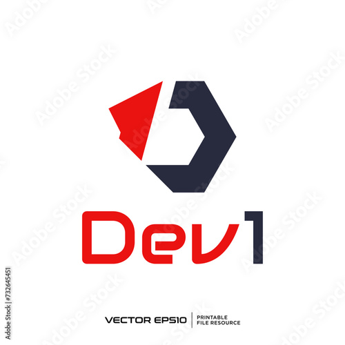 Letter D logo vector illustration