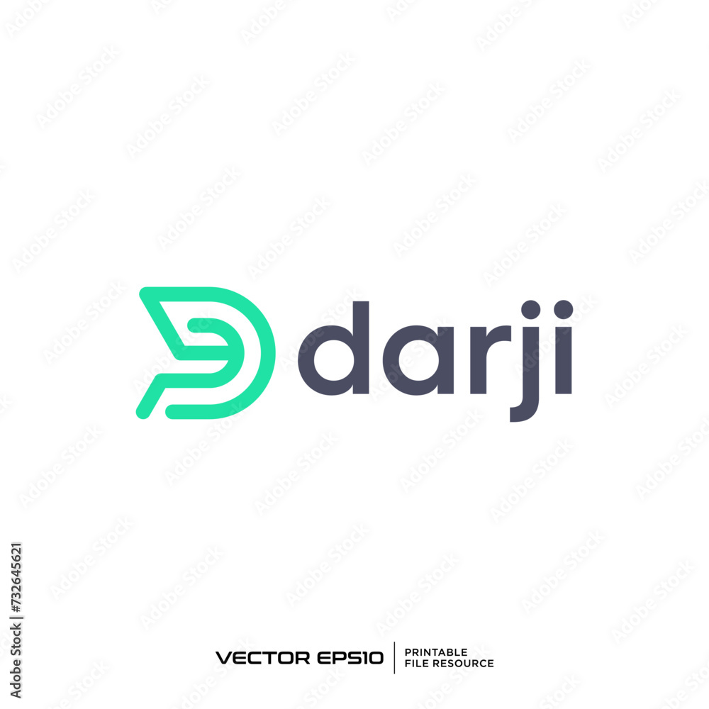 Letter D logo vector illustration Letter D logo vector illustration