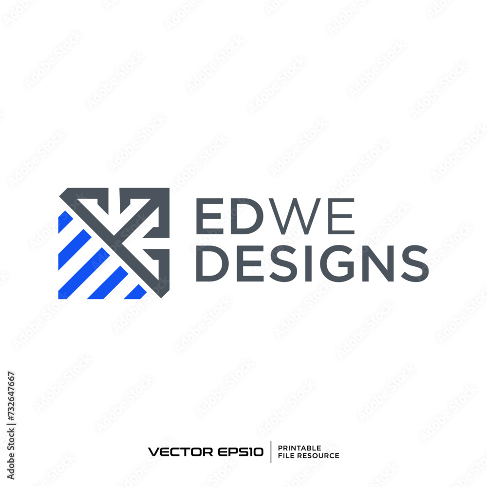 Abstract square logo vector illustration Abstract square logo vector illustration