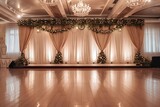 empty wedding stage, background, stage
