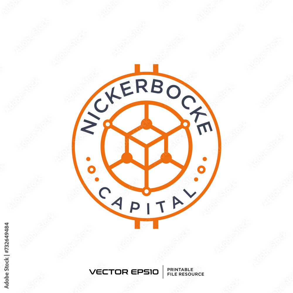 Emblem business logo vector illustration Emblem business logo vector illustration