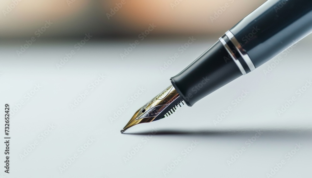 ultra detailed macro shot of a pen writing on white paper ultra detailed macro shot of a pen writing on white paper