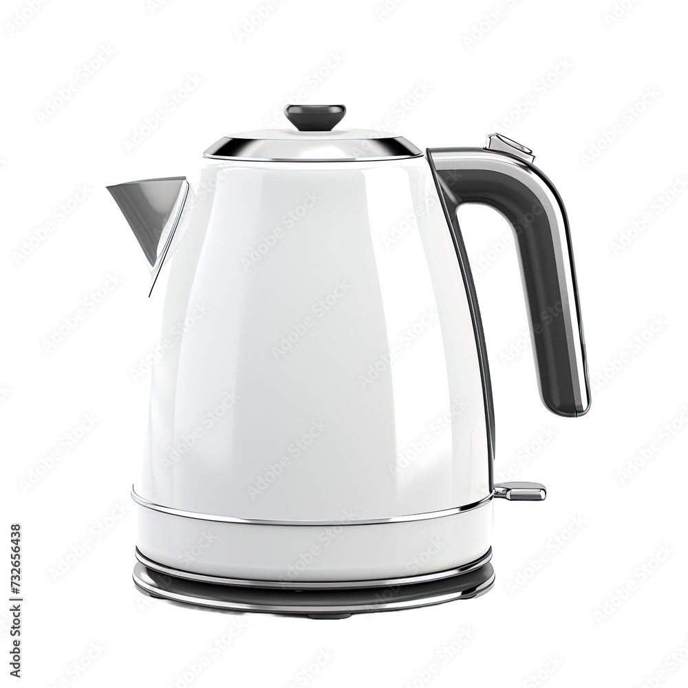 Electric kettle on white or transparent background Electric kettle on white or transparent background