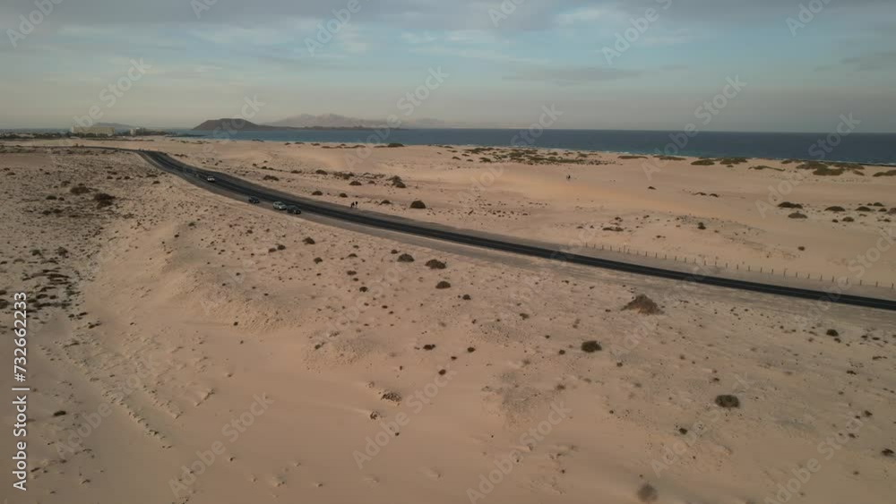 Fuerteventura, Canary island. Desert along the coastline. Fuerteventura, Canary island. Desert along the coastline.