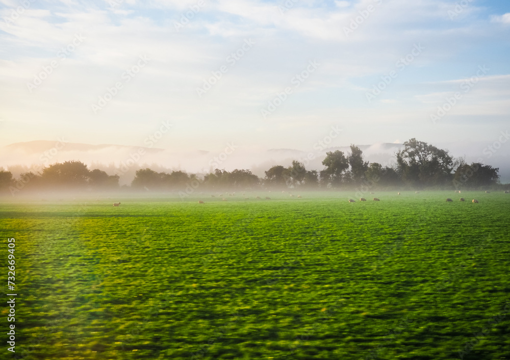 Scottish Lowlands panorama