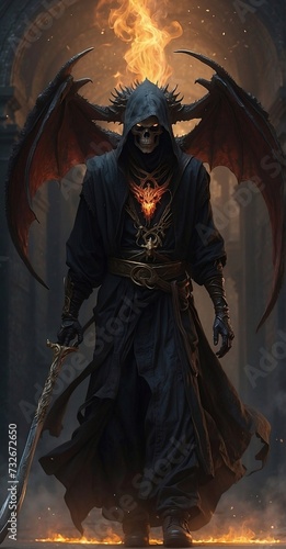 Fantasy Devil character