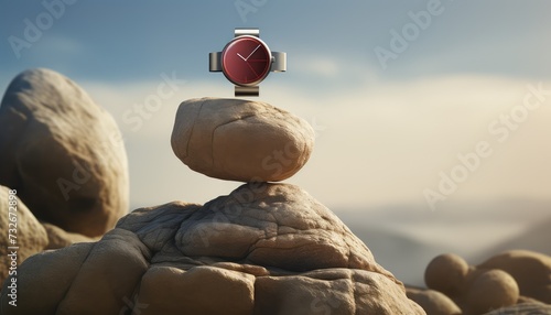 new smartwatch balancing with cliff 
