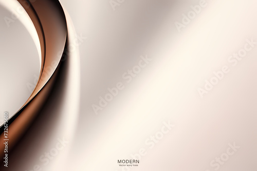 Abstract Brown Background. colorful wavy design wallpaper. creative graphic 2 d illustration. trendy fluid cover with dynamic shapes flow.