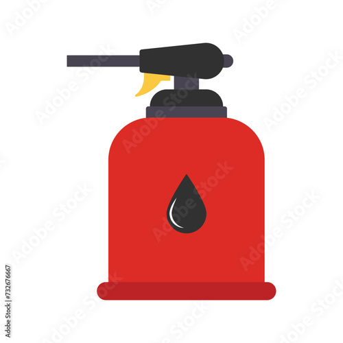 Petroleum industry illustration. Industrial icon and element in flat design vector