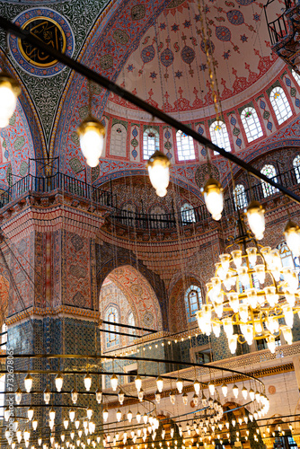 Intricate details of Sultan Ahmet photo