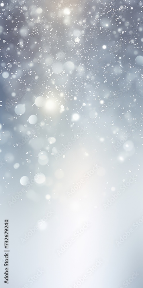 Fototapeta premium Silver Christmas Background. Glistering Grey and White Abstract Design for Christmas and New Year