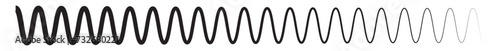 Wavy, waving line(s). Billowy, undulating zigzag, crisscross stripes photo
