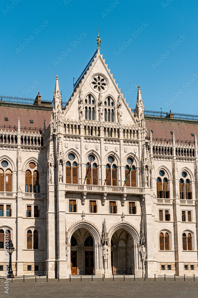 Exterior of a Budapest, Hungary building