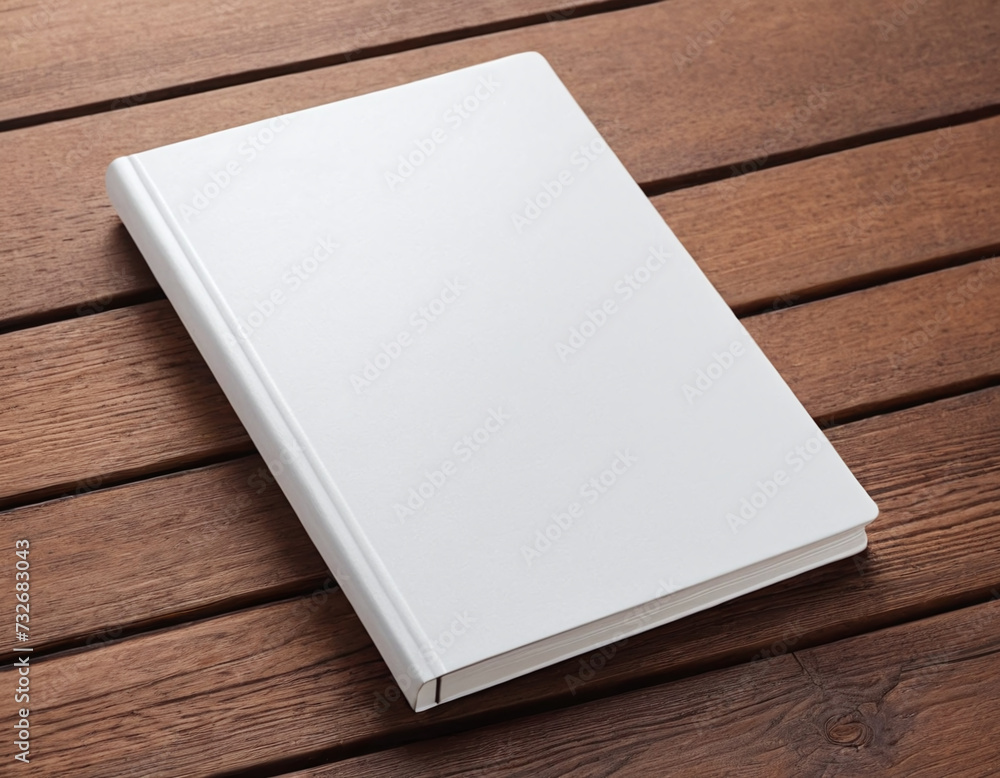 Blank white hardcover notebook mockup template Blank white hardcover notebook mockup template