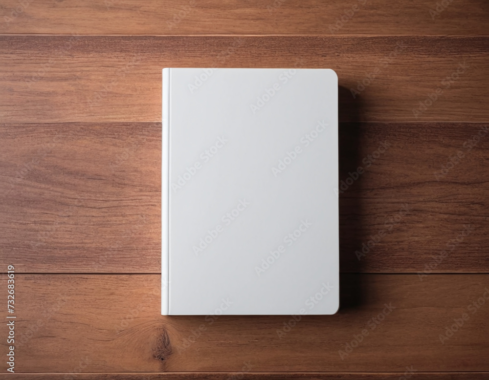 Blank white hardcover notebook mockup template Blank white hardcover notebook mockup template
