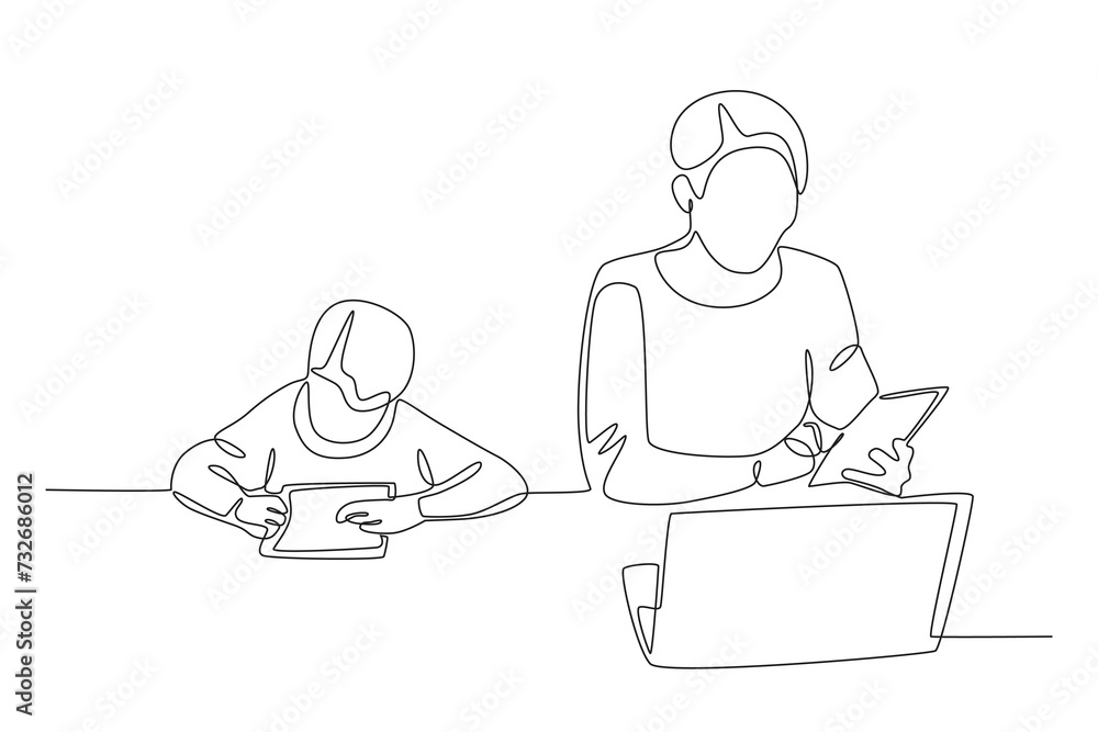 Mother is a hero for her family Mother is a hero for her family