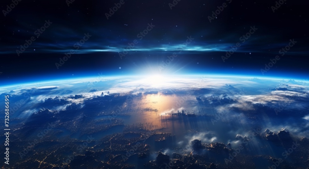 Earth from outer space 