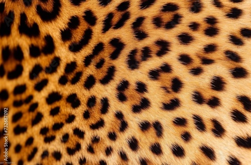 Leopard skin texture, Close-up leopard spot pattern texture background.