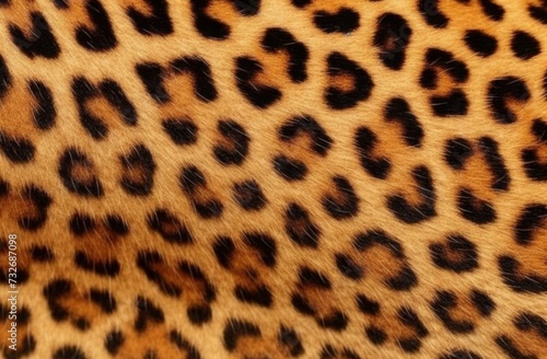 Leopard skin texture  Close-up leopard spot pattern texture background.