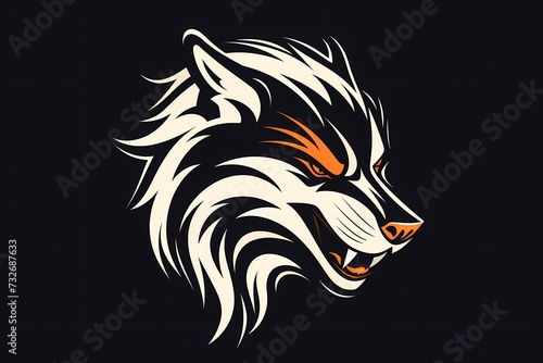 A fierce wolf face logo conveying loyalty and resilience