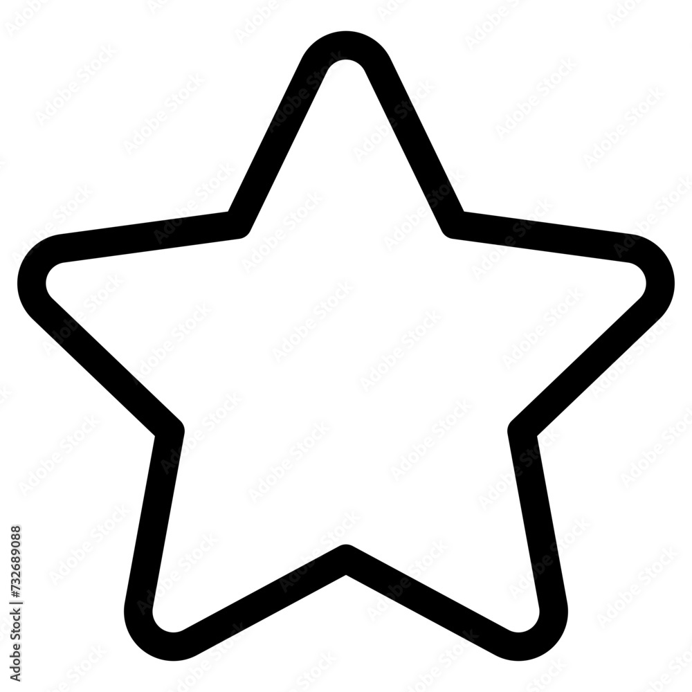 star icon, simple vector design